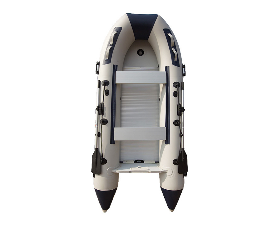 Fishing Boat Aluminum - Barca gonfiabile pieghevole da pavimento in