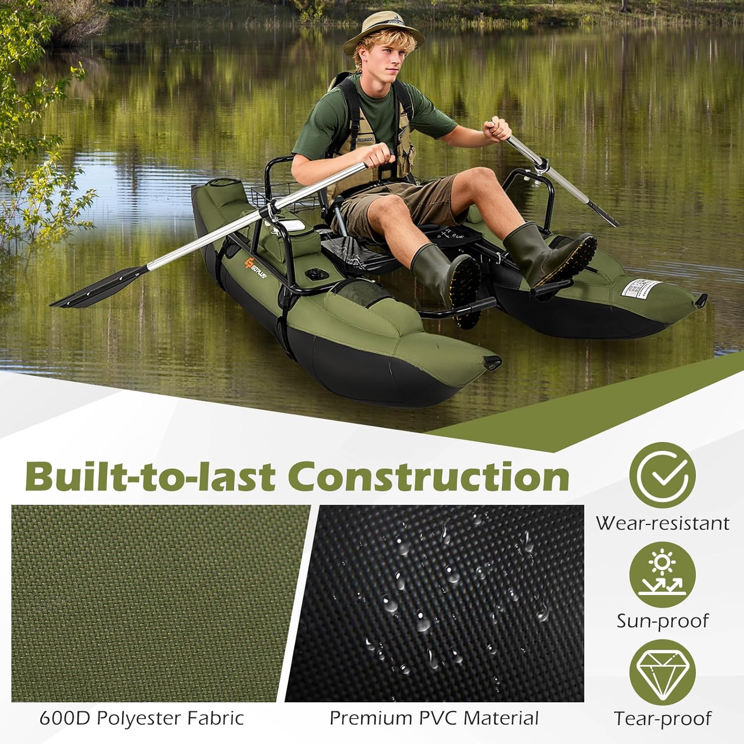 Belly Boat Gonfiabile per Adul - Fishing Boat Inflatable recensione e prezzo
