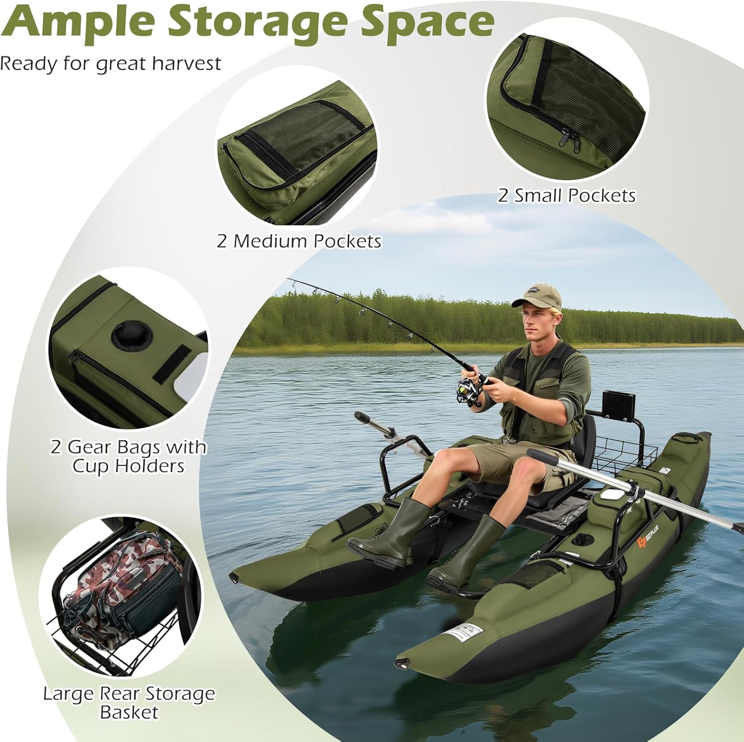 Belly Boat Gonfiabile per Adul - Fishing Boat Inflatable recensione e prezzo
