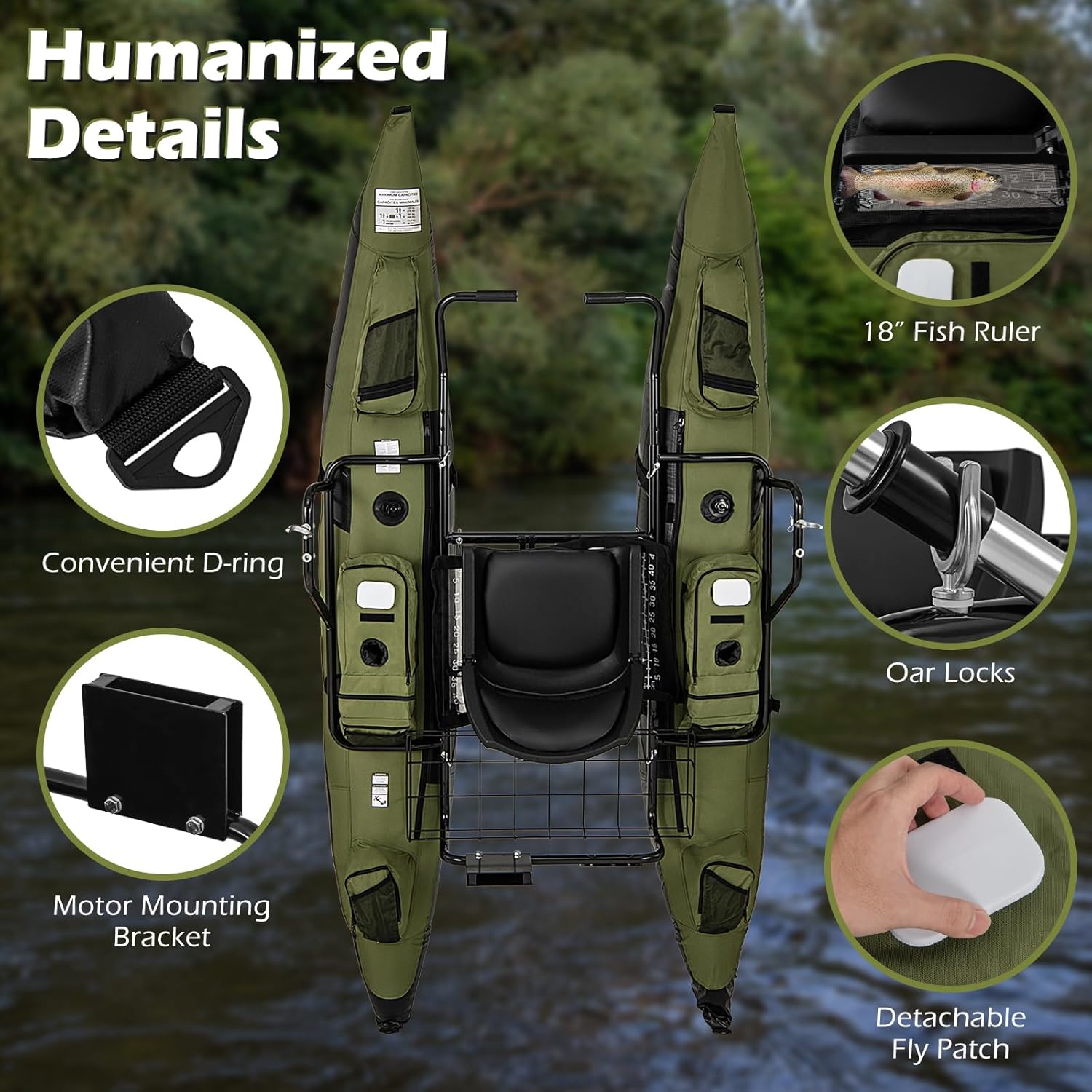 Belly Boat Gonfiabile per Adul - Fishing Boat Inflatable recensione e prezzo